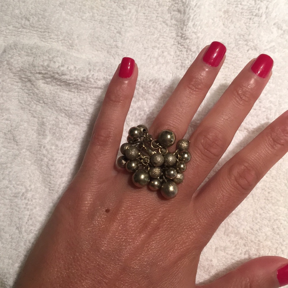 Fun bauble ring! Gold